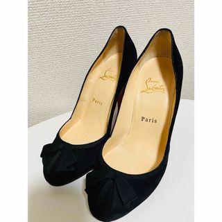 クリスチャンルブタン(Christian Louboutin)のさりー様専用　ルブタン　リボンパンプス　スウェード(ハイヒール/パンプス)