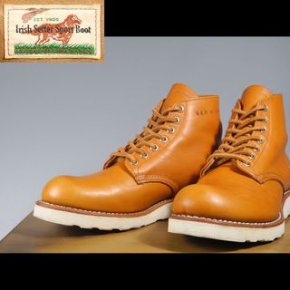 レッドウィング(REDWING)の9871ゴールドラセット犬タグ復刻セッター9875 8166 875(ブーツ)