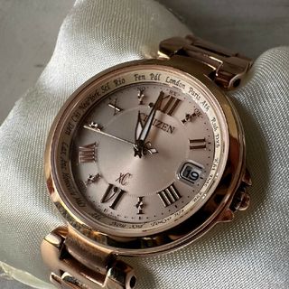 超美品 CITIZEN シチズンXC H246 ピンクゴールド ソーラー