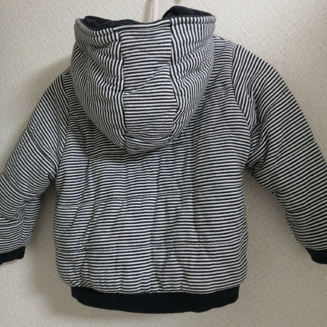 PETIT BATEAU(プチバトー)のプチバトー　リバーシブル　24m 84cm 中綿 キッズ/ベビー/マタニティのベビー服(~85cm)(ジャケット/コート)の商品写真