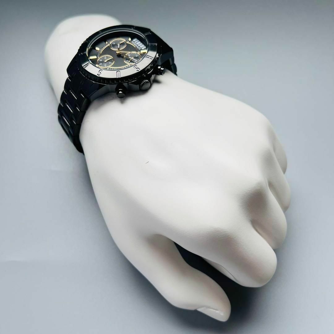 VERSACE(ヴェルサーチ)の腕時計 ヴェルサス ヴェルサーチ ベルサーチ 新品 メンズ ブラック ブランド メンズの時計(腕時計(アナログ))の商品写真