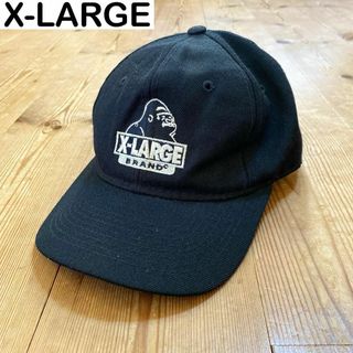 【美品】x-large エクストララージ　キャップ　イエロー　フリーサイズキャップ