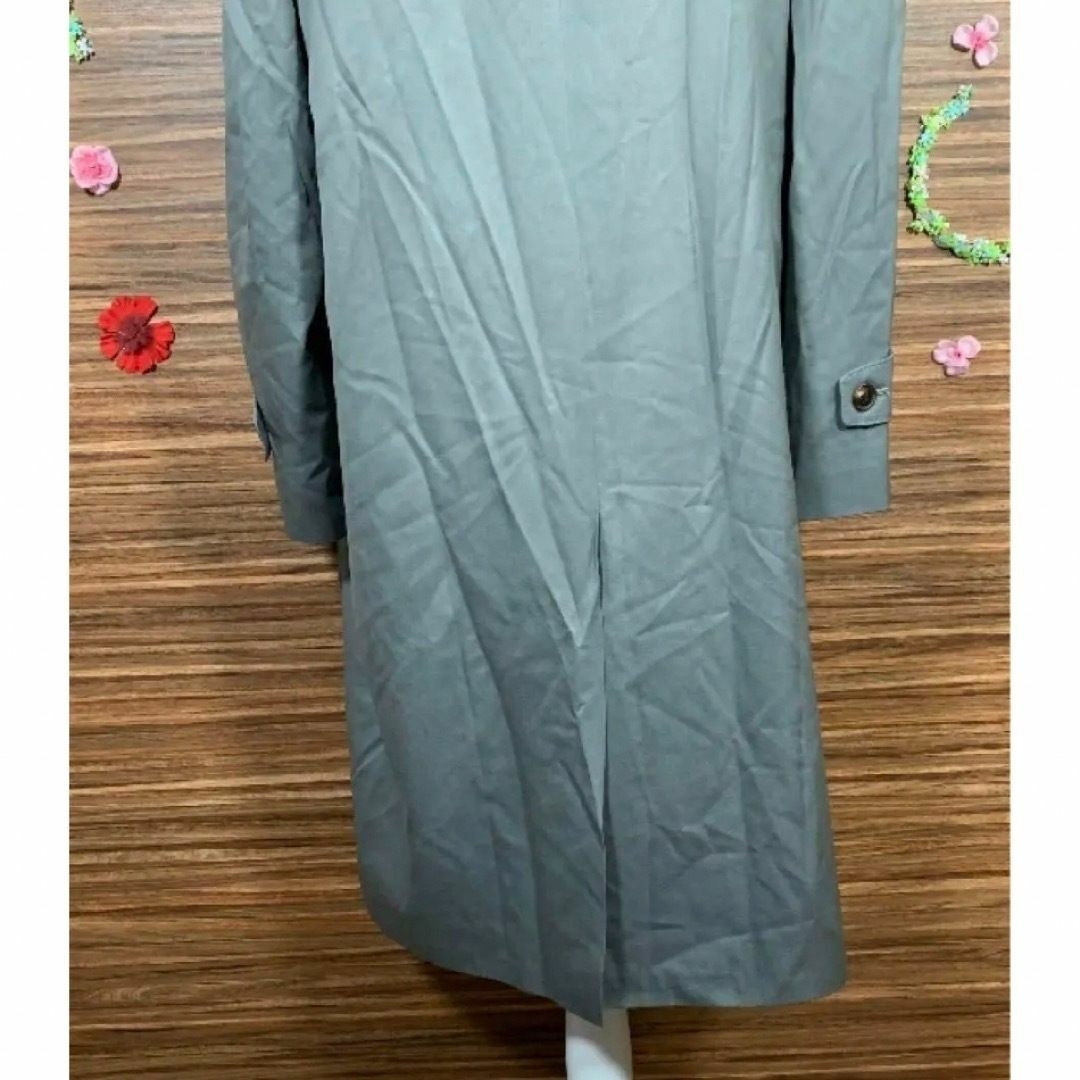 オンワード樫山️ ロングコート メンズ XLサイズ相当 灰色 グレー メンズのジャケット/アウター(ステンカラーコート)の商品写真