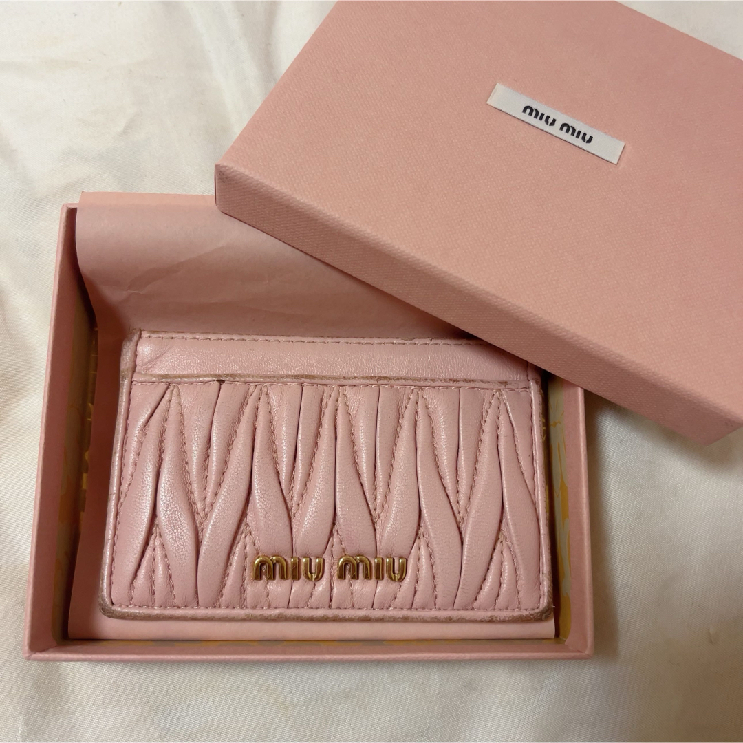 miumiu パスケース 定期入れ カードケース | フリマアプリ ラクマ