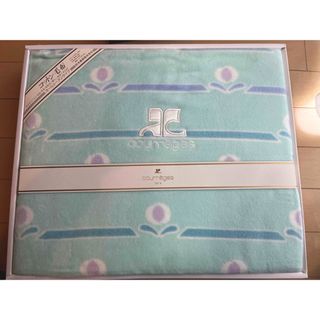 クレージュ(Courreges)のさかな様専用　クレージュ　コットン毛布　140cm×200cm 未使用(毛布)