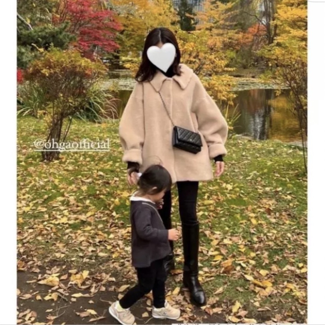 OHGA オーガ エコムートンコート コート Mの通販 by mia's shop OHGA オーガ エコムートンコート コート Mの通販 by mia's shop