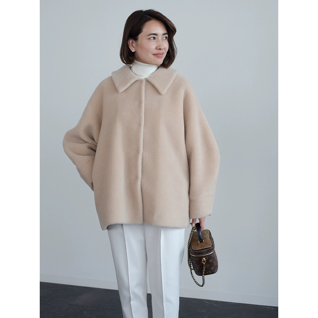OHGA オーガ エコムートンコート コート Mの通販 by mia's shop OHGA オーガ エコムートンコート コート Mの通販 by mia's shop