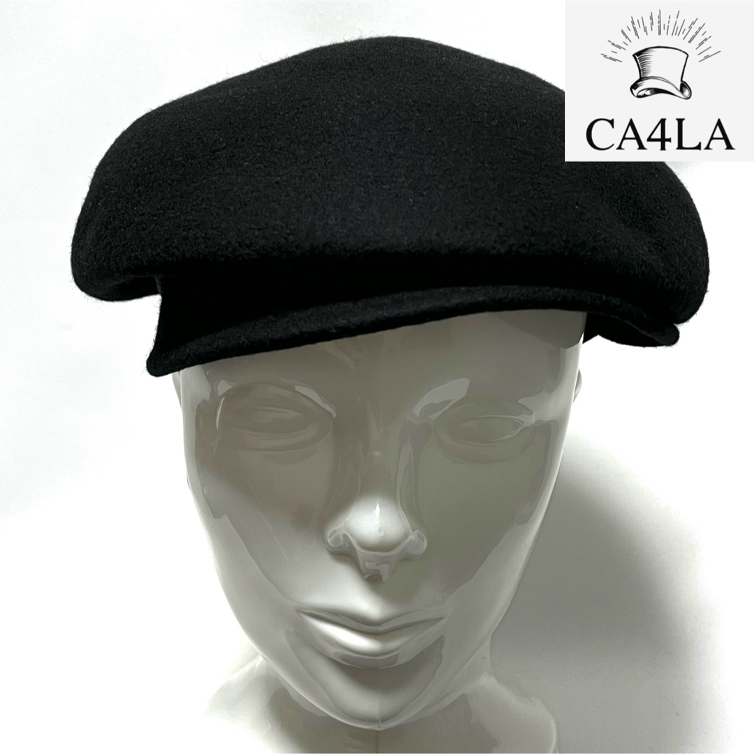 CA4LA(カシラ)の【超美品】CA4LA カシラ 日本製 定番アシメントリーフェルトハンチングベレー レディースの帽子(ハンチング/ベレー帽)の商品写真