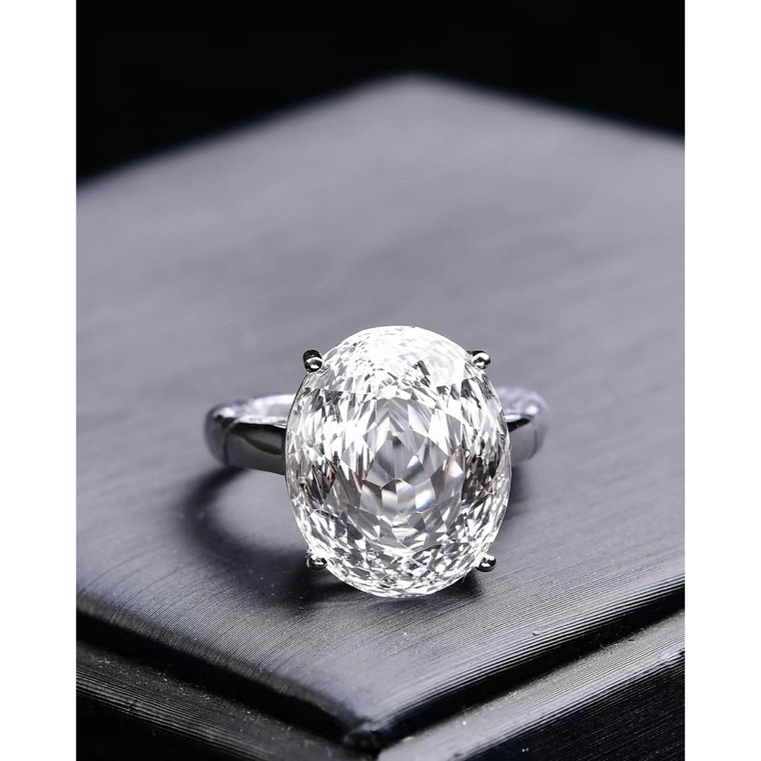 ⭐︎【高級】白水晶 リング s925 6.2g レディースのアクセサリー(リング(指輪))の商品写真