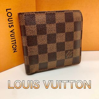 ルイヴィトン(LOUIS VUITTON)の【新型】ポルトフォイユ・マルコ ダミエ【ルイヴィトン】(財布)