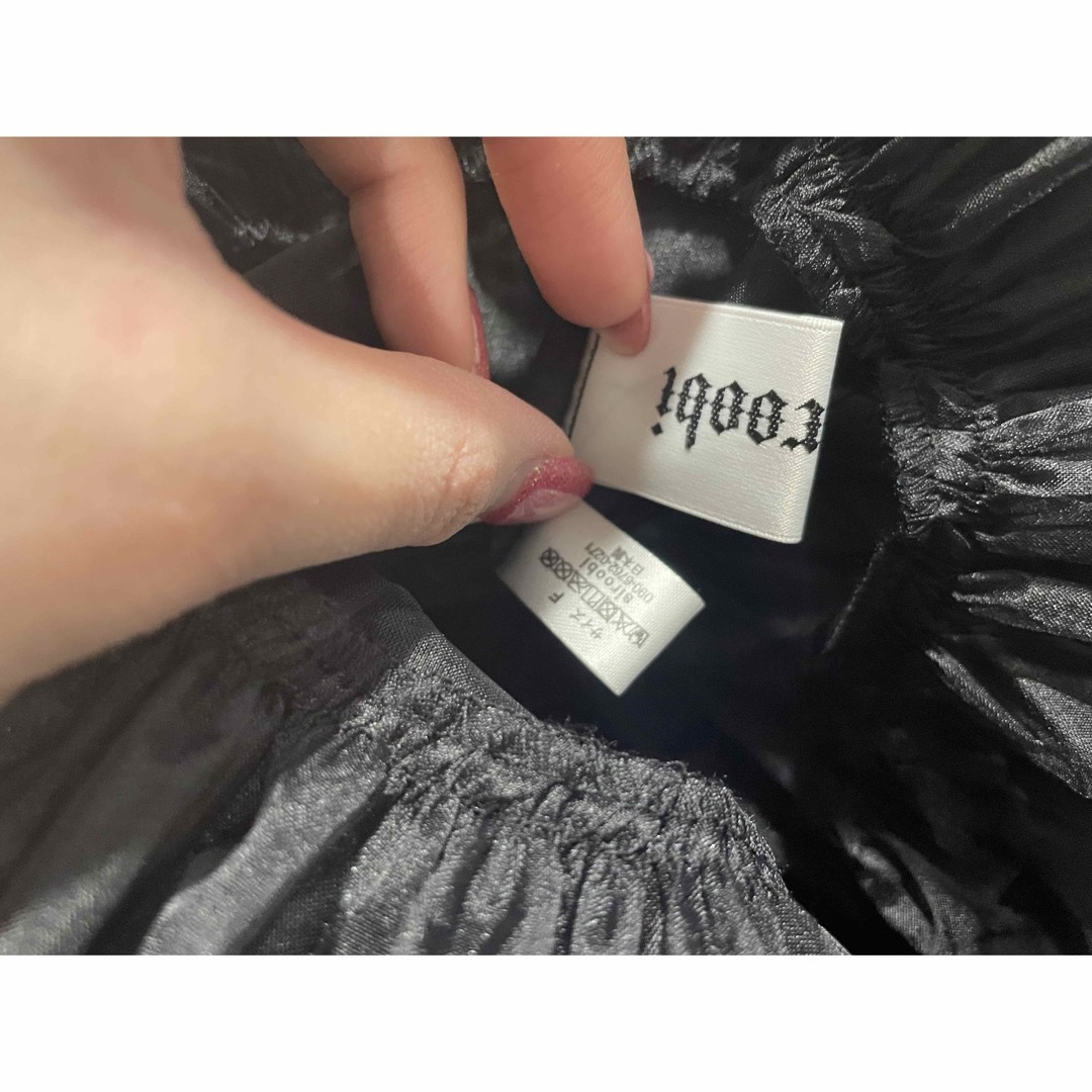 kroobi パニエ ブラック ミニ丈 レディースのスカート(ミニスカート)の商品写真