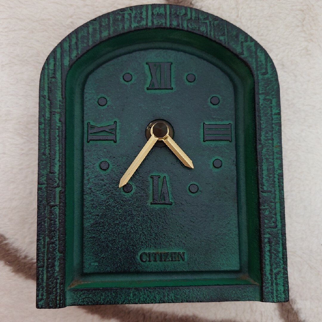 CITIZEN(シチズン)のCITIZEN　鋳物置き時計 インテリア/住まい/日用品のインテリア小物(置時計)の商品写真