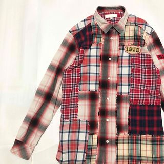 ディーゼル(DIESEL)のフォロー割専用【極美品】DIESEL ディーゼル クレイジーパッチワークシャツ(シャツ)