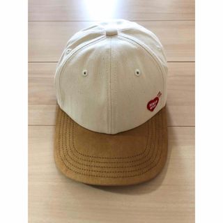 ヒューマンメイド(HUMAN MADE)のヒューマンメイド　6 PANEL TWILL CAP　白(キャップ)