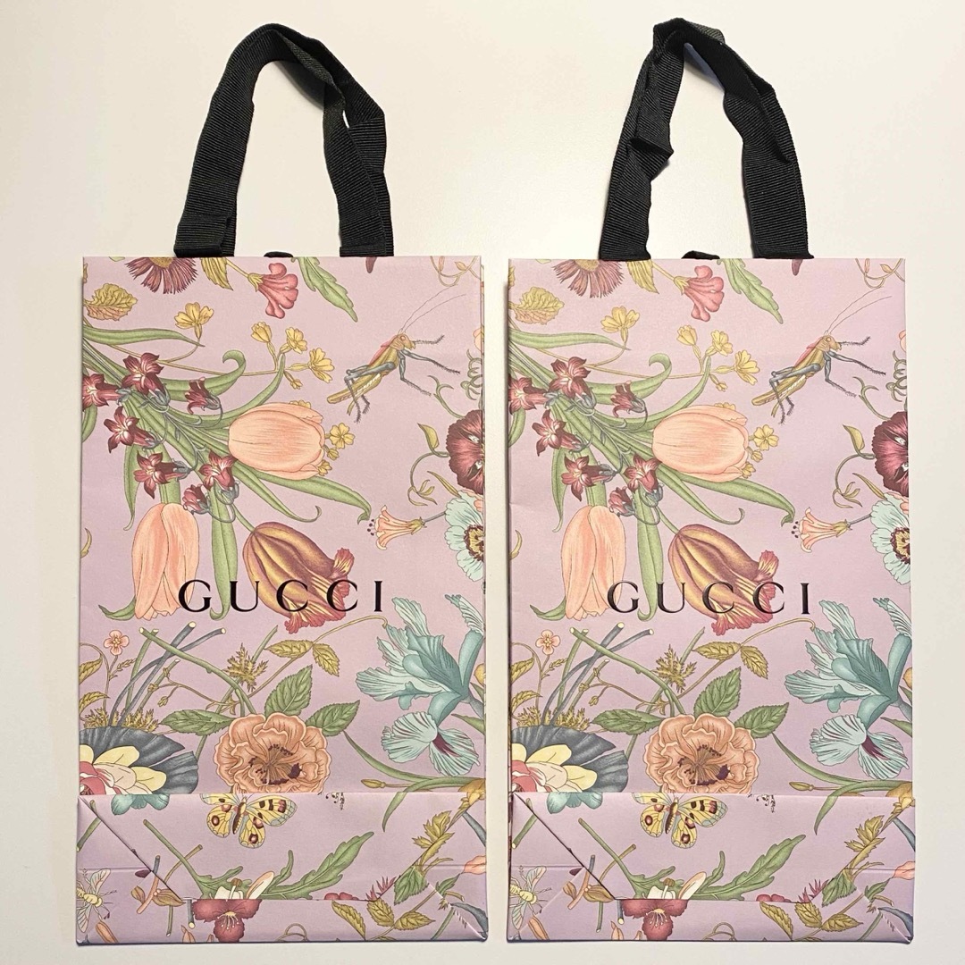 GUCCI グッチ ショップ袋 ショッパー 柄物 - ショップ袋