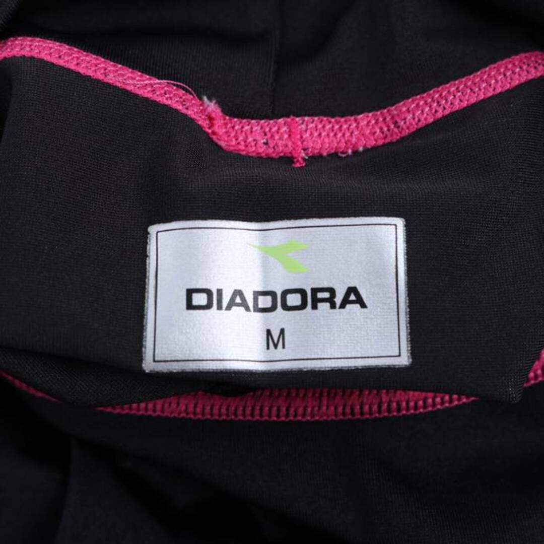 DIADORA(ディアドラ)のディアドラ Tシャツ 長袖 インナーウエア ストレッチ スポーツウエア トップス レディース Mサイズ ブラック Diadora レディースのトップス(Tシャツ(長袖/七分))の商品写真