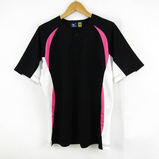 ミズノ(MIZUNO)のミズノ Tシャツ トレーニングシャツ 半袖 トップス 黒 メンズ Mサイズ ブラック Mizuno(Tシャツ/カットソー(半袖/袖なし))