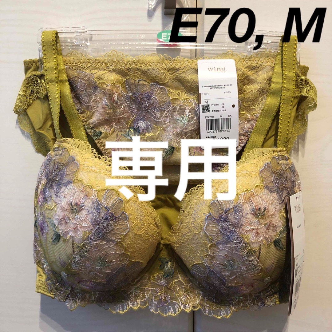 Wing lesiage（WACOAL）(ウイングレシアージュ)の専用 レディースの下着/アンダーウェア(ブラ&ショーツセット)の商品写真