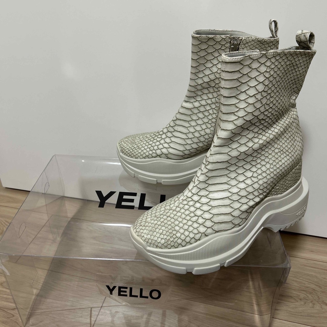 Yellow boots(イエローブーツ)のYELLO ドラゴンスキン　ブーツL レディースの靴/シューズ(ブーツ)の商品写真