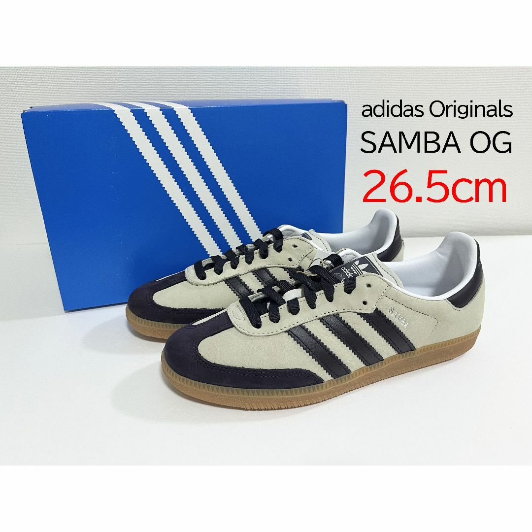 adidas - 【新品】26.5cm adidas SAMBA OG サンバ グレー/ブラックの