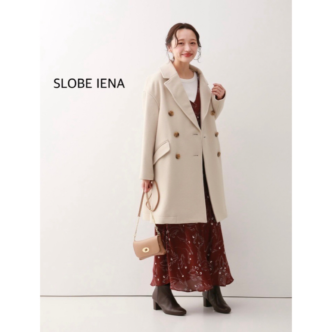 SLOBE IENA(スローブイエナ)の美品　スローブイエナ　コート　ウール レディースのジャケット/アウター(チェスターコート)の商品写真