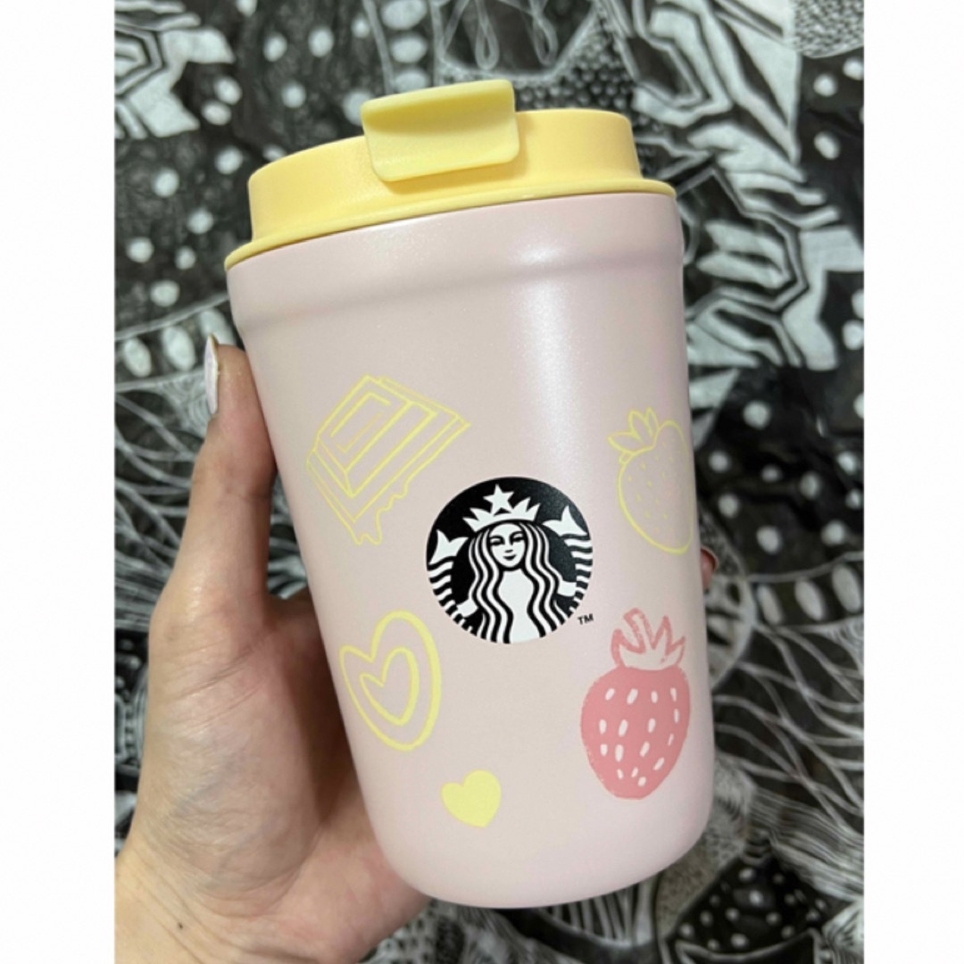 Starbucks Coffee(スターバックスコーヒー)の海外限定　完売　スターバックス　バレンタイン　ステンレス　タンブラー　イチゴ インテリア/住まい/日用品のキッチン/食器(タンブラー)の商品写真