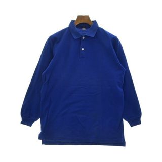 LAND'S END ランズエンド ポロシャツ XL 青 【古着】【中古】(ポロシャツ)