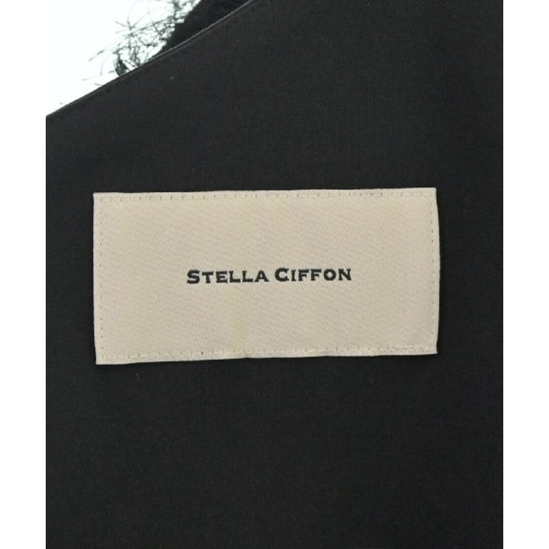 STELLA CIFFON(ステラシフォン)のSTELLA CIFFON ステラシフォン ワンピース 36(S位) 黒 【古着】【中古】 レディースのワンピース(ひざ丈ワンピース)の商品写真