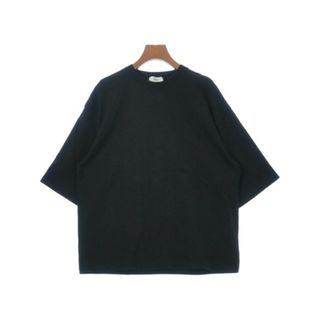 ハイク(HYKE)のHYKE ハイク Tシャツ・カットソー 2(M位) 黒 【古着】【中古】(カットソー(半袖/袖なし))