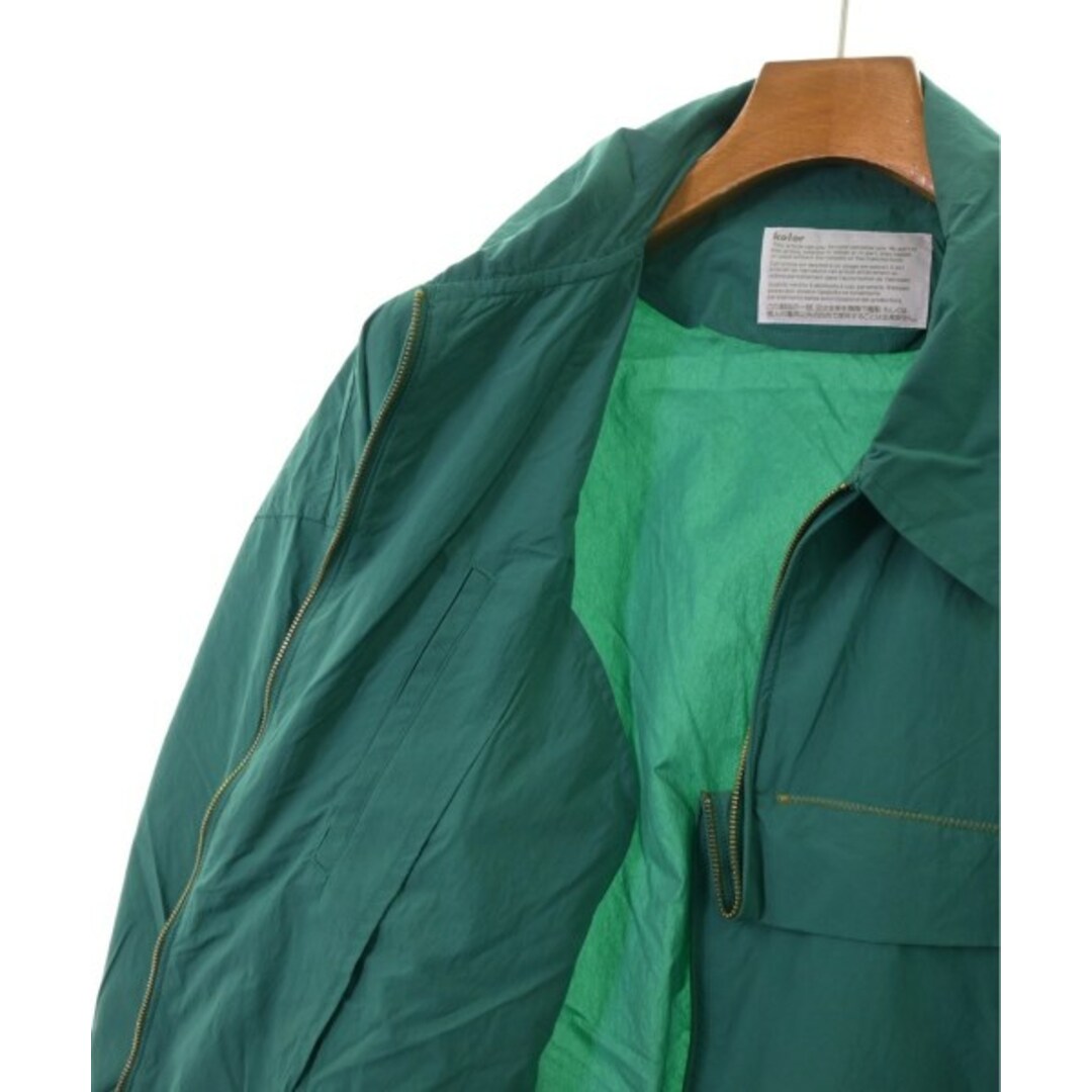 kolor(カラー)のkolor カラー ブルゾン（その他） 2(M位) 緑 【古着】【中古】 メンズのジャケット/アウター(その他)の商品写真