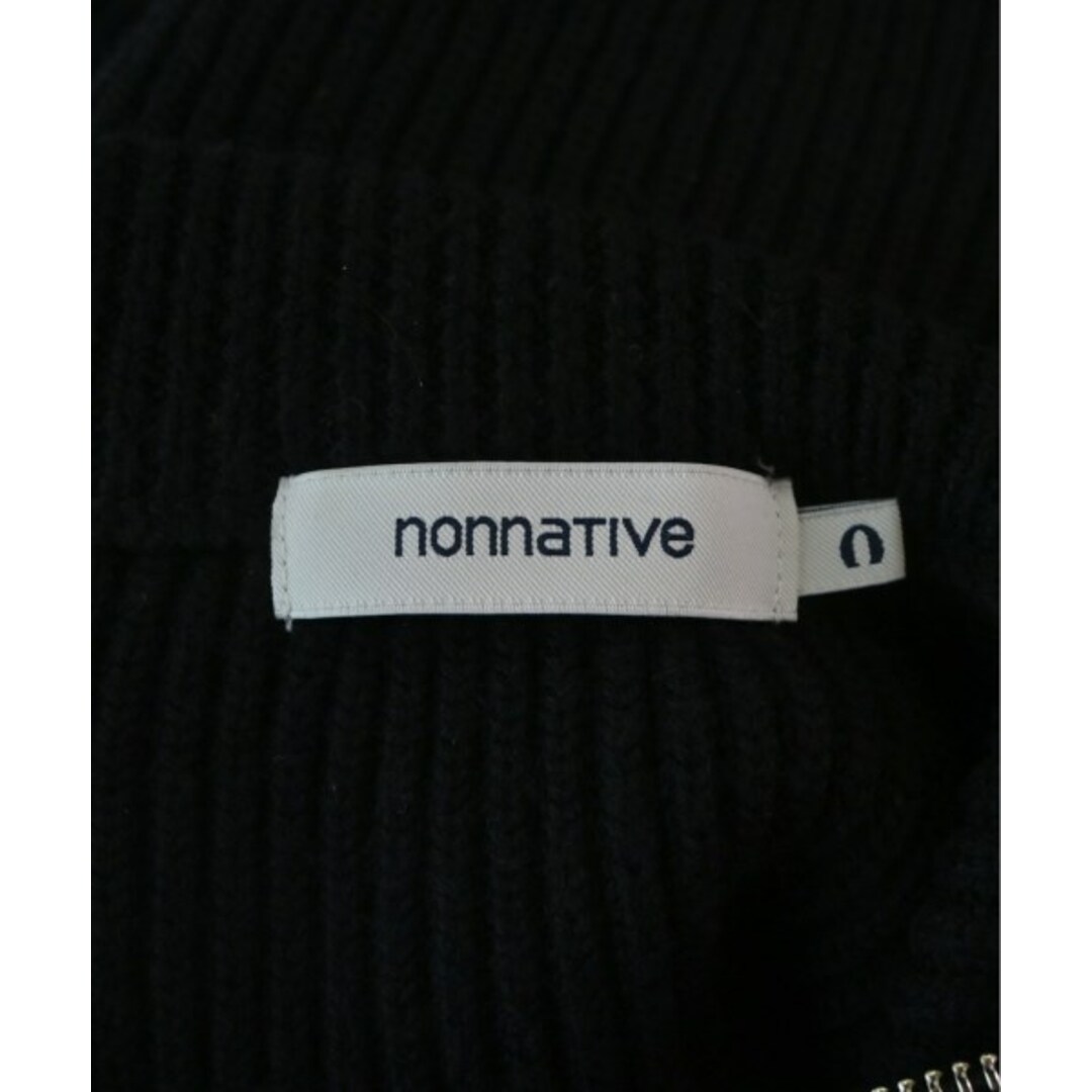 nonnative(ノンネイティブ)のnonnative ノンネイティヴ カーディガン 0(XS位) 黒 【古着】【中古】 メンズのトップス(カーディガン)の商品写真