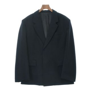 プラダ(PRADA)のPRADA プラダ テーラードジャケット 50(XL位) 黒 【古着】【中古】(テーラードジャケット)