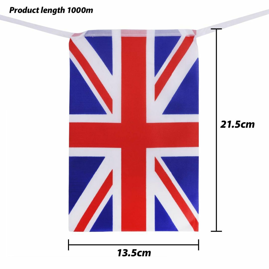 【新着商品】イギリス 国旗 ガーランド 旗バナー 30枚 英国国旗 UK フラッ キッズ/ベビー/マタニティのキッズ/ベビー/マタニティ その他(その他)の商品写真