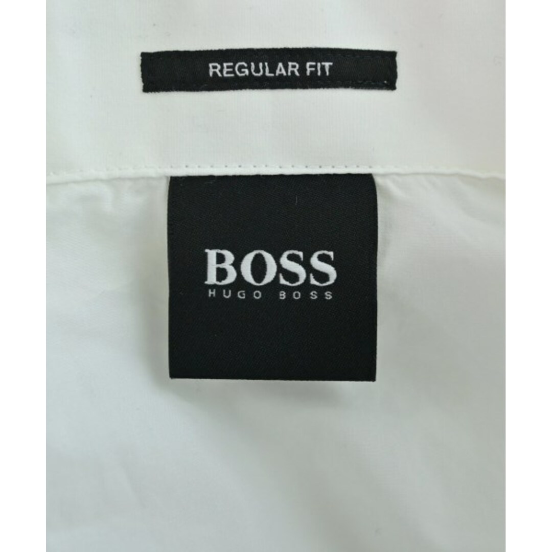 HUGO BOSS(ヒューゴボス)のHUGO BOSS ヒューゴボス カジュアルシャツ M 白 【古着】【中古】 メンズのトップス(シャツ)の商品写真