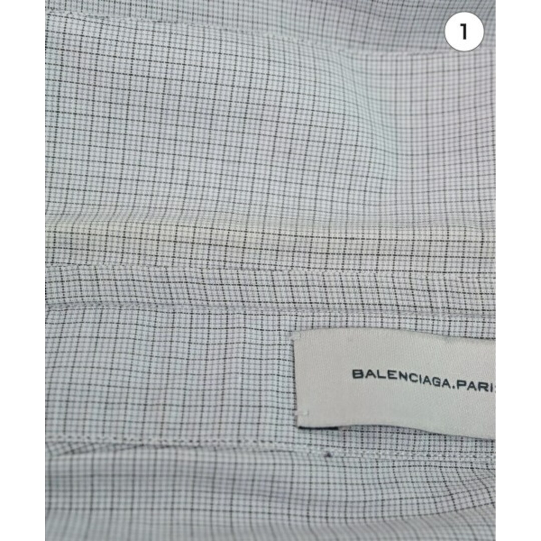 Balenciaga(バレンシアガ)のBALENCIAGA カジュアルシャツ 37(XS位) グレー系(チェック) 【古着】【中古】 メンズのトップス(シャツ)の商品写真