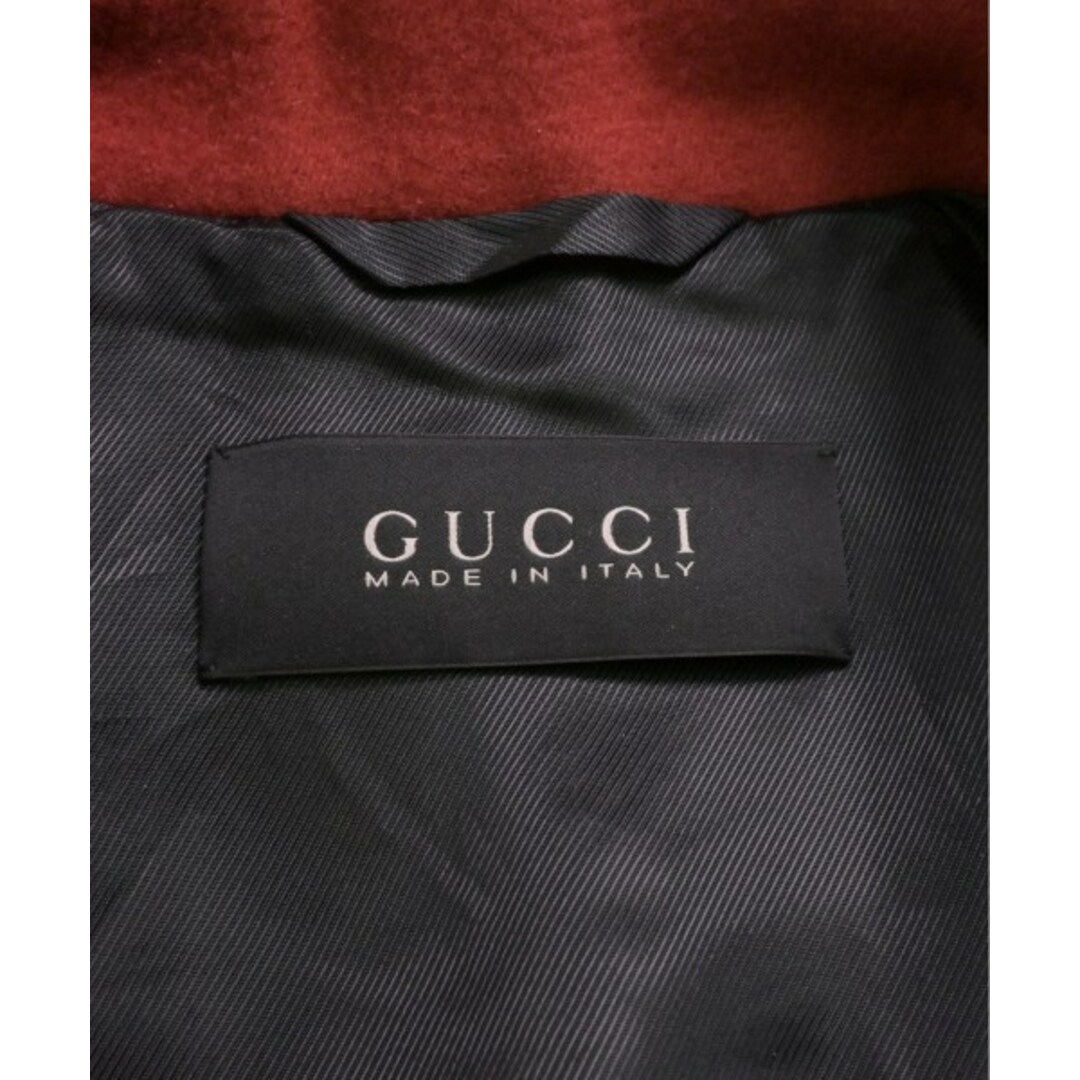 Gucci(グッチ)のGUCCI グッチ ダッフルコート 52(XXL位) 赤 【古着】【中古】 メンズのジャケット/アウター(ダッフルコート)の商品写真