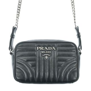 PRADA プラダ　ダイアグラム　ショルダーバッグ　ブラック　ショルダー調節可ショルダーバック