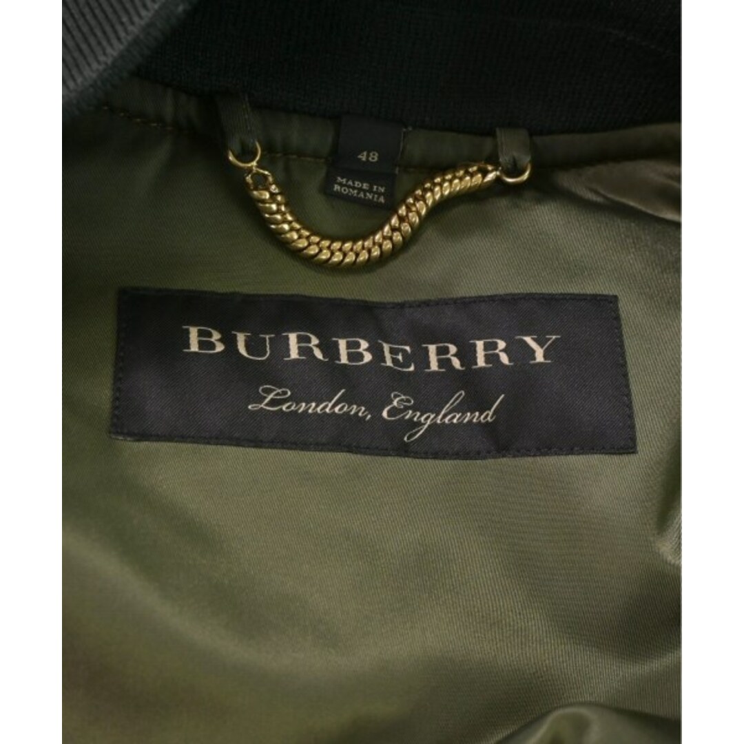 BURBERRY - BURBERRY バーバリー ミリタリーブルゾン 48(L位) 緑 BURBERRY - BURBERRY バーバリー ミリタリーブルゾン 48(L位) 緑