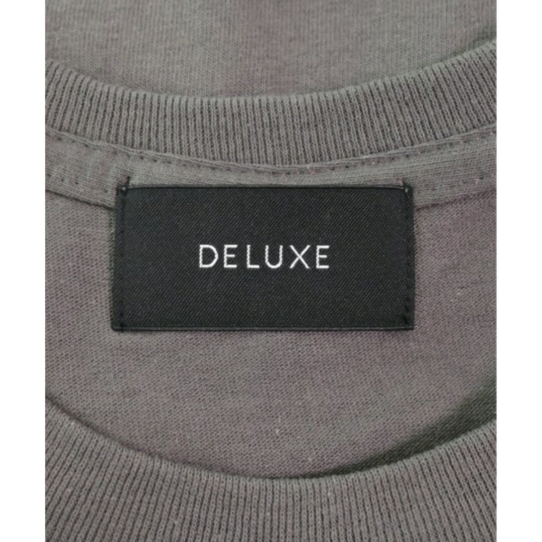DELUXE(デラックス)のDeluxe デラックス Tシャツ・カットソー L グレー 【古着】【中古】 メンズのトップス(Tシャツ/カットソー(半袖/袖なし))の商品写真