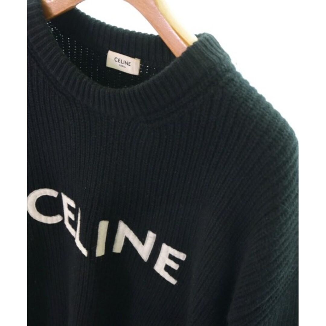 なし伸縮性CELINE セリーヌ ニット・セーター XS 黒