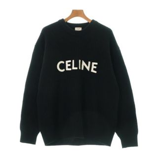 セリーヌ(celine)のCELINE セリーヌ ニット・セーター XS 黒 【古着】【中古】(ニット/セーター)