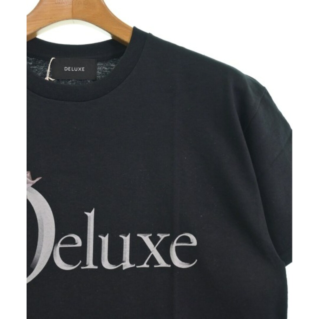 DELUXE(デラックス)のDeluxe デラックス Tシャツ・カットソー M 黒 【古着】【中古】 メンズのトップス(Tシャツ/カットソー(半袖/袖なし))の商品写真