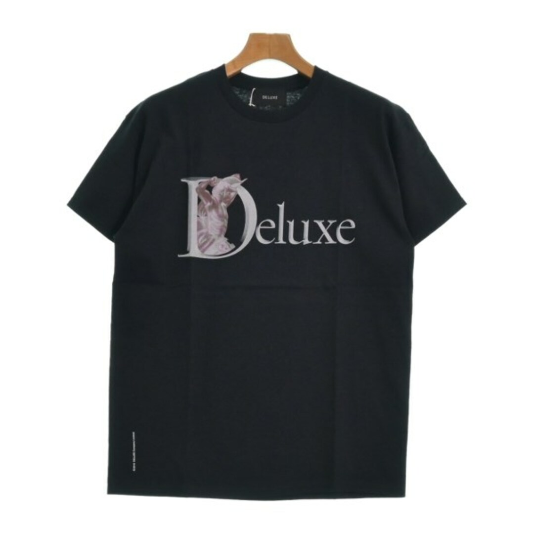 DELUXE(デラックス)のDeluxe デラックス Tシャツ・カットソー M 黒 【古着】【中古】 メンズのトップス(Tシャツ/カットソー(半袖/袖なし))の商品写真