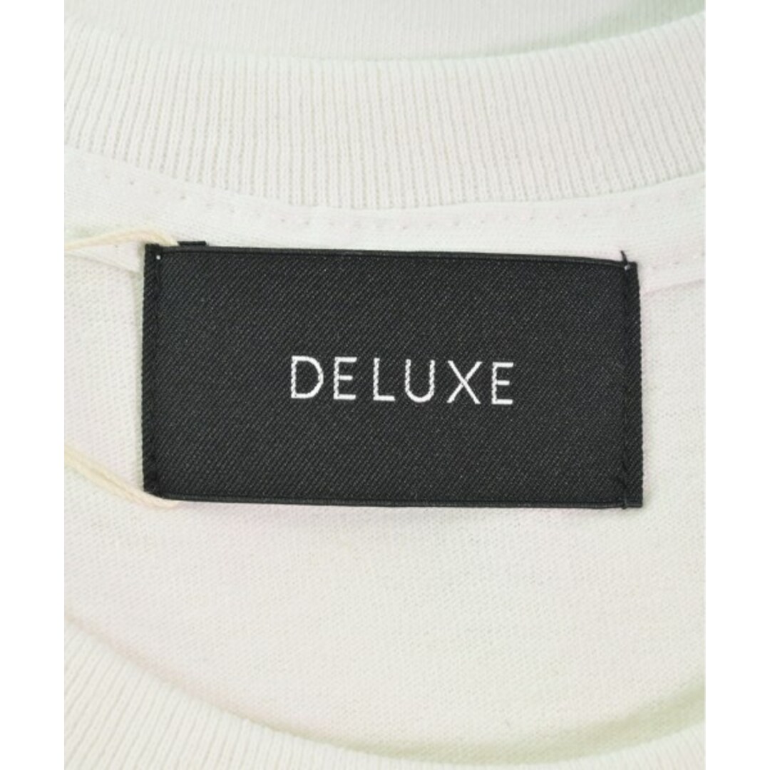 DELUXE(デラックス)のDeluxe デラックス Tシャツ・カットソー L 白 【古着】【中古】 メンズのトップス(Tシャツ/カットソー(半袖/袖なし))の商品写真