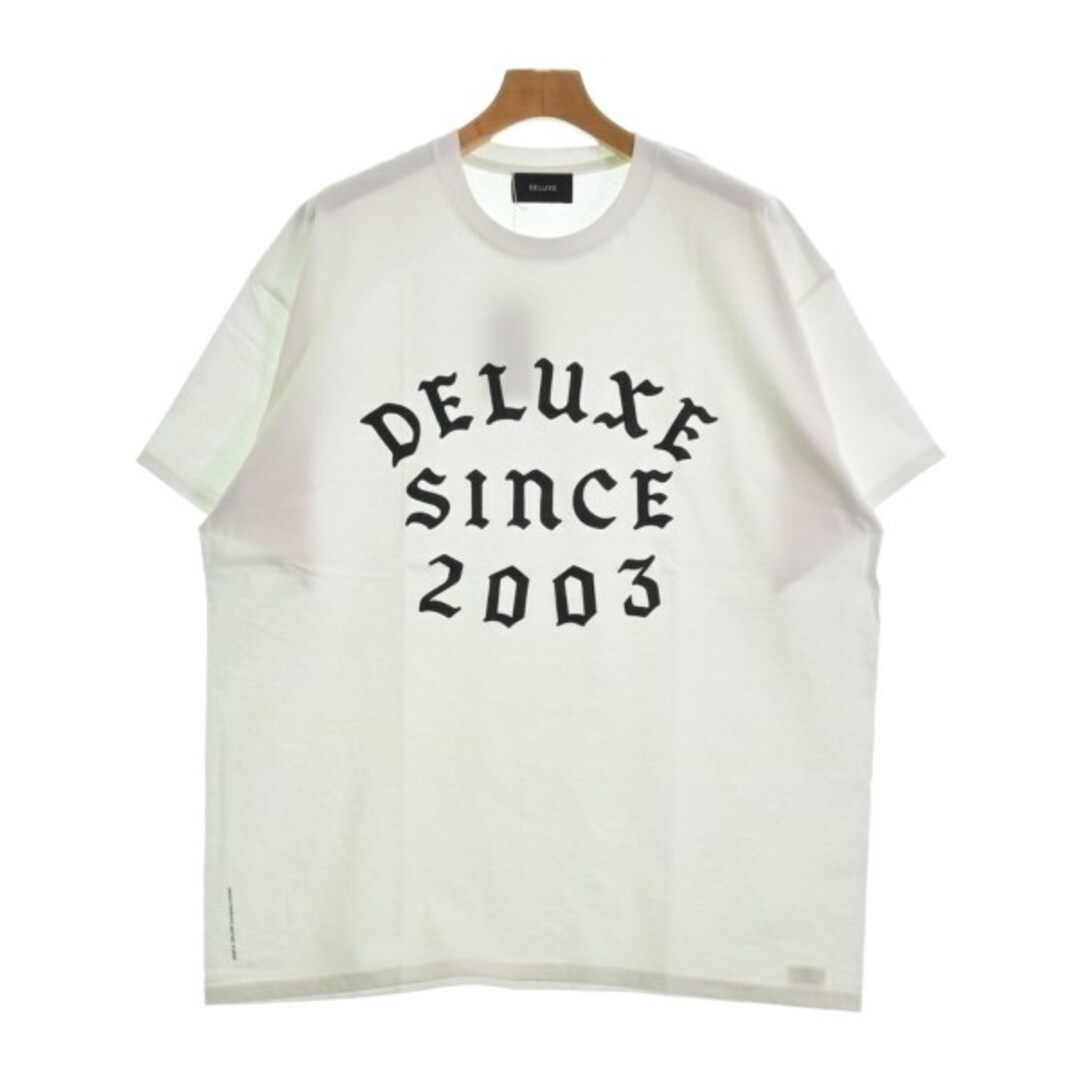 DELUXE(デラックス)のDeluxe デラックス Tシャツ・カットソー XL 白 【古着】【中古】 メンズのトップス(Tシャツ/カットソー(半袖/袖なし))の商品写真