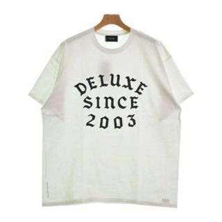 デラックス(DELUXE)のDeluxe デラックス Tシャツ・カットソー XL 白 【古着】【中古】(Tシャツ/カットソー(半袖/袖なし))