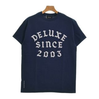 デラックス(DELUXE)のDeluxe デラックス Tシャツ・カットソー M 紺 【古着】【中古】(Tシャツ/カットソー(半袖/袖なし))