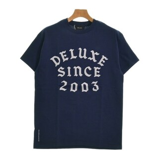デラックス(DELUXE)のDeluxe デラックス Tシャツ・カットソー M 紺 【古着】【中古】(Tシャツ/カットソー(半袖/袖なし))