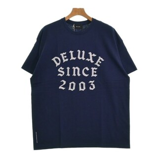デラックス(DELUXE)のDeluxe デラックス Tシャツ・カットソー XL 紺 【古着】【中古】(Tシャツ/カットソー(半袖/袖なし))