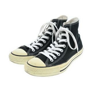 コンバース(CONVERSE)のCONVERSE コンバース スニーカー 25.5cm 黒xクリーム系x白 【古着】【中古】(スニーカー)